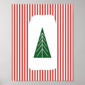 Boho Moderne Weihnachtswandkunst Poster (Vorne)