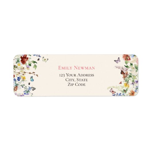 Boho Moderne Wildblume (Vorne)