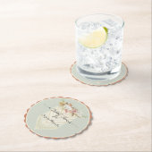 BOHO Modernes Blumengrün Macrame Brautparty Untersetzer (Vor Ort)