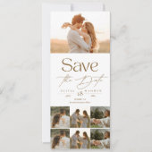Boho Modernes Foto Wedding Rettet die Termine Save The Date (Vorderseite)