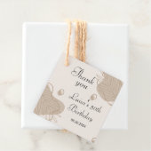 Boho Modernes Leaf im ganzen Alter Geburtstag Geschenkanhänger (Beispiel)