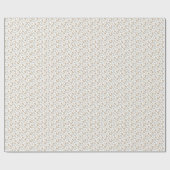 Boho Modernes Leaf im ganzen Alter Geburtstag Geschenkpapier (Flach)