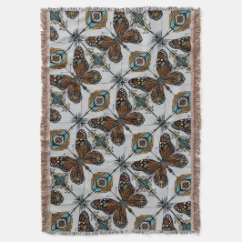 Boho Monarch Butterfly Inspiriert Diagonal Tile Decke