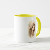 Boho Mond Frau Akzent Tasse (VorderseiteRechts)
