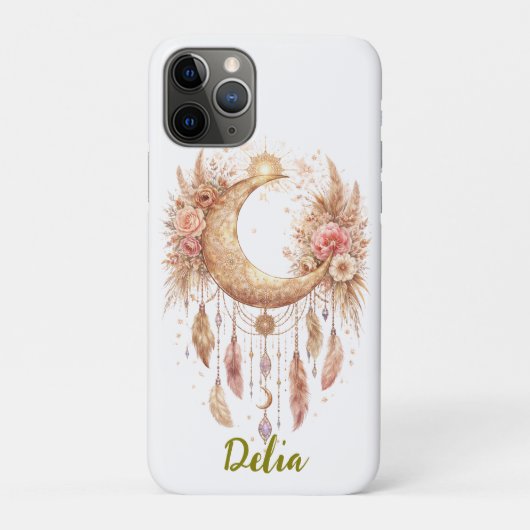 Boho Mond Mystische Stimmung Case-Mate iPhone Hülle (Rückseite)