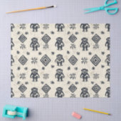 Boho Monkey Jungle Safari Muster (2) Seidenpapier (Basteln)