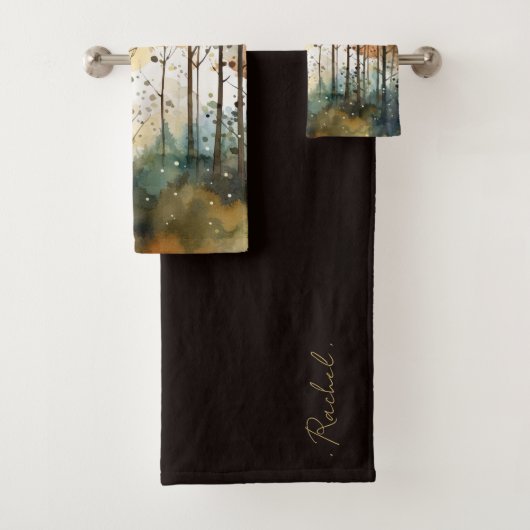 Boho Monogram Badhandtuch Set (Insitu)