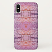 Boho Monogram Case-Mate iPhone Hülle (Rückseite)