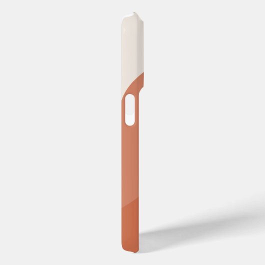 Boho Monogram Terracotta Initial Case-Mate iPhone Hülle (Rückseite / Rechts)