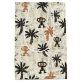 Boho-Monster-Dschungel-Safari-Muster Mittlere Geschenktüte (Vorderseite)