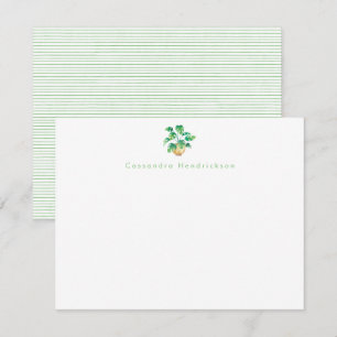 Boho Monstera Pflanze Minimalist Grün Personalisie Mitteilungskarte