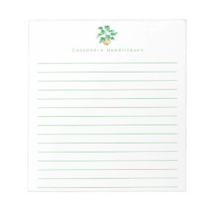 Boho Monstera Pflanze Minimalistisch Green Persona Notizblock