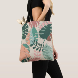 Boho Monstera Tote Bag Tasche