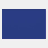 Boho Moody Blues Mandalas, Streifen und Solid Geschenkpapier Set (Vorderseite 3)