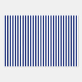 Boho Moody Blues Mandalas, Streifen und Solid Geschenkpapier Set (Vorderseite 2)