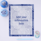 Boho Moody Blues Mandalases Flyer (Einzeln)