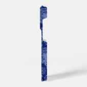 Boho Moody Blues Mandalases iPhone Hülle (Linke Seite)