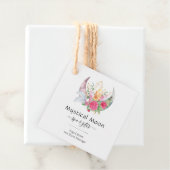Boho Moon Crystals Feathers Blume Business Card Geschenkanhänger (Beispiel)