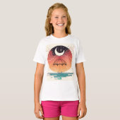 Boho Moon & Stars Dreamy Line T-Shirt Design (Vorne ganz)
