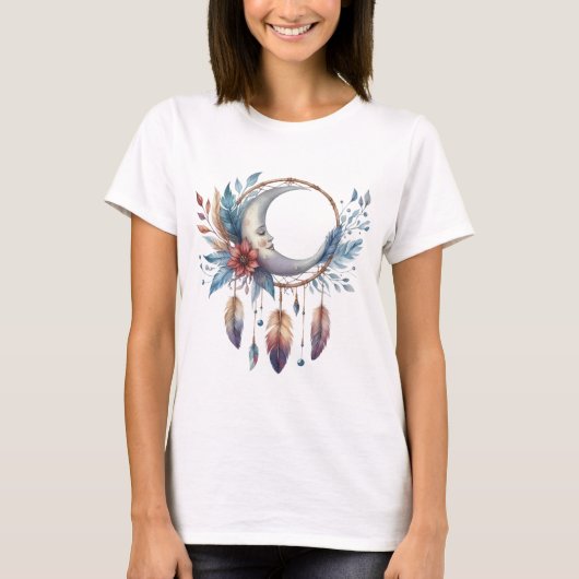Boho Moon  T-Shirt (Vorderseite)