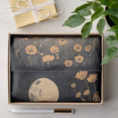 Boho Moon und Blume 1 Dekoupage Paper Seidenpapier (Geschenk)
