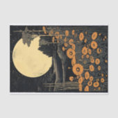 Boho Moon und Blume 2 Dekoupage Paper Seidenpapier (Vorderseite)