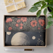 Boho Moon und Blume 4 Dekoupage Paper Seidenpapier (Geschenk)