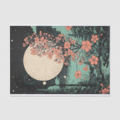 Boho Moon und Blume 7 Dekoupage Paper Seidenpapier (Vorderseite)