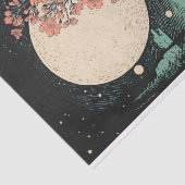 Boho Moon und Blume 7 Dekoupage Paper Seidenpapier (Ausschnitt)