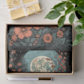 Boho Moon und Blume 8 Dekoupage Paper Seidenpapier (Geschenk)