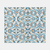 Boho Mosaic Blanket Fleecedecke (Vorderseite (Horizontal))