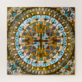 Boho Mosaic Tile Gelber Honey - Puzzle (Horizontal)