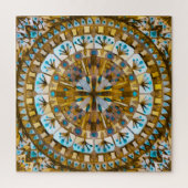 Boho Mosaic Tile Gelber Honey - Puzzle (Vertikal)