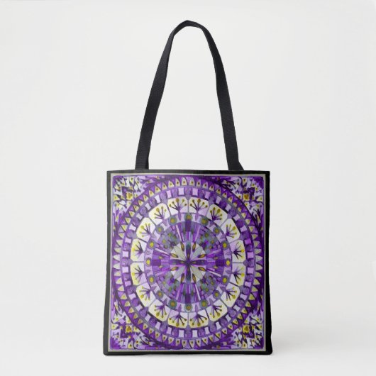 Boho Mosaic Tile Violet Flame - Tasche (Vorderseite)