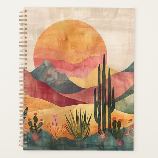 Boho Mountain Abstract Planer (Vorderseite)