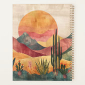 Boho Mountain Abstract Planer (Rückseite)