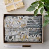 Boho Mountain Aspen Tree Scene Seidenpapier (Geschenk)