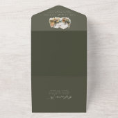 Boho Mountain Hochzeit in einer Einladung (Außenbereich)