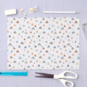 Boho Mountain Pattern Seidenpapier (Handwerk)
