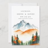 Boho Mountain Save The Date (Vorderseite)