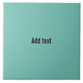 Boho Mountain Turquoise Fliese (Vorderseite)