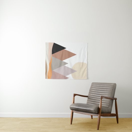 Boho Mountains Tapestry Wandteppich (Beispiel (Horizontal))