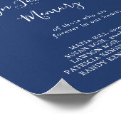 Boho Multicolor-Wildblume im Zeichen des liebenden Poster (Ecke)