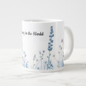 Boho Mummy’s Wildflowers Floral Aesthetic Jumbo-Tasse (Vorderseite Rechts)