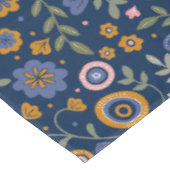 Boho muster 01.w D Blue BG Tischdecke (Schrägansicht)