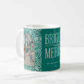 Boho Muster 2 Foto Familienurlaub Kaffeetasse (Vorderseite Links)