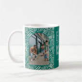 Boho Muster 2 Foto Familienurlaub Kaffeetasse (Links)