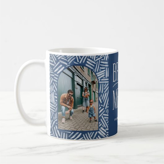 Boho Muster 2 Foto Familienurlaub Kaffeetasse (Links)