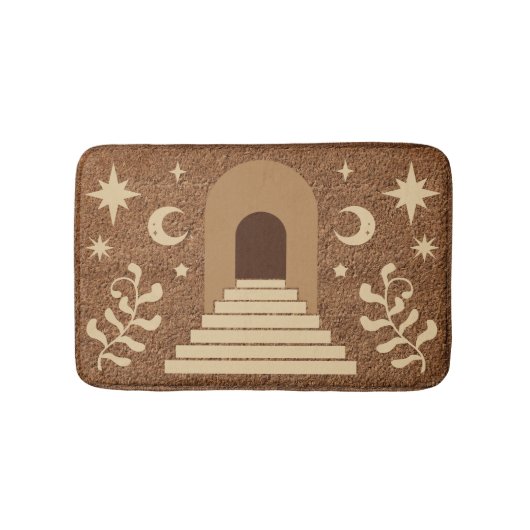 Boho-Muster Badematte (Vorderseite)