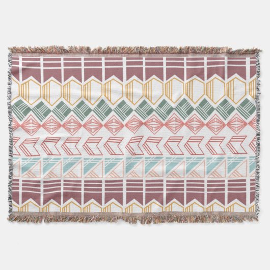 Boho-Muster Decke (Vorderseite)